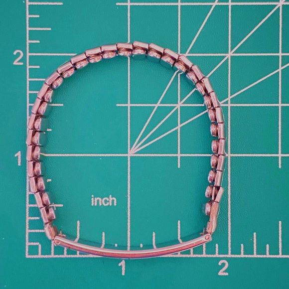 Calling All Marys ID Bracelet Expandable Links Nickle Silver Rhodium Plated - Picture 9 of 10